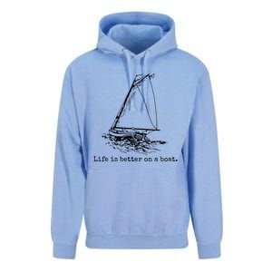 Life Is Better On A Boat Unisex Surf Hoodie