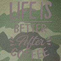 Life Is Better After Coffee Legacy Tie Dye Trucker Hat