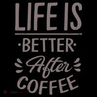 Life Is Better After Coffee Hooded Wearable Blanket