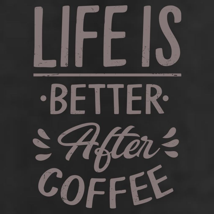 Life Is Better After Coffee 25L Jumbo Tote