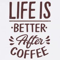 Life Is Better After Coffee Flat Bill Trucker Hat