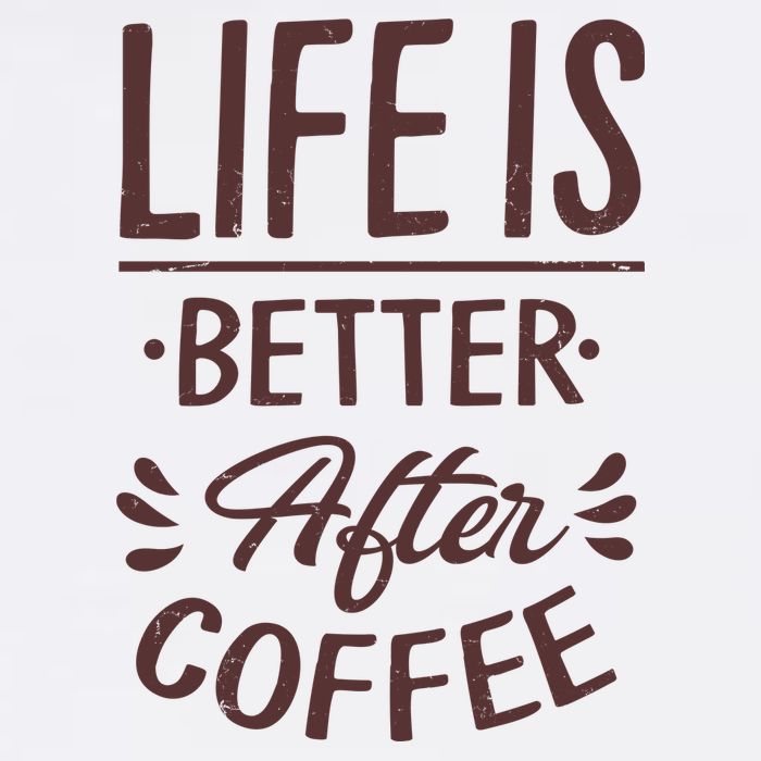 Life Is Better After Coffee Flat Bill Trucker Hat