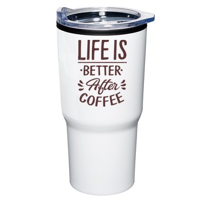 Life Is Better After Coffee Tumbler