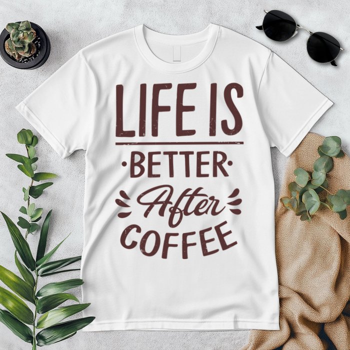 Life Is Better After Coffee Premium T-Shirt