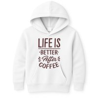 Life Is Better After Coffee Kids Hoodie