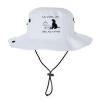 Life Is Better With Coffee Dogs and Books Mother's Day Bucket Hat