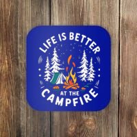 Life Is Better At The Campfire Coaster