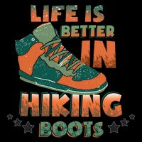 Life Is Better In Hiking Boots Gift Bag