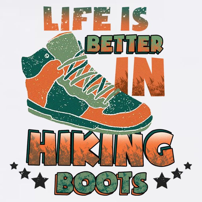 Life Is Better In Hiking Boots Gift Button