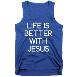 Life Is Better With Jesus Faith Bible Verses Gift Tank Top