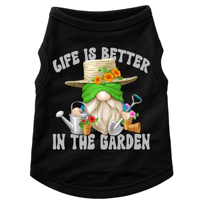 Life Is Better In The Garden Daddy Gnome For Retired Grandpa Gift Doggie Tank