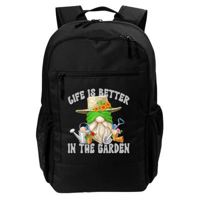 Life Is Better In The Garden Daddy Gnome For Retired Grandpa Gift Backpack