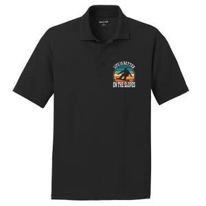 Life Is Better On The Slopes Snowboarding Funny Gift PosiCharge RacerMesh Polo