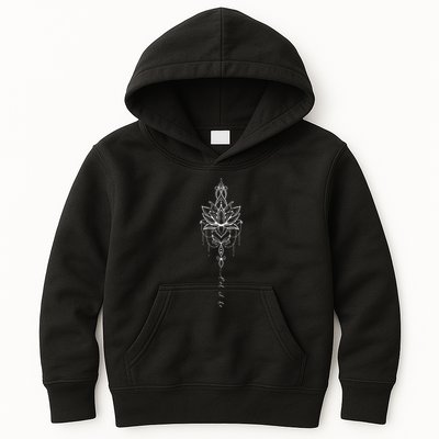 Let It Be Lotus Flower Mandala Boho Meditation Yoga Women Kids Hoodie