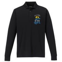 Life Is Better At The River Nature Lover Camping Gift Performance Long Sleeve Polo