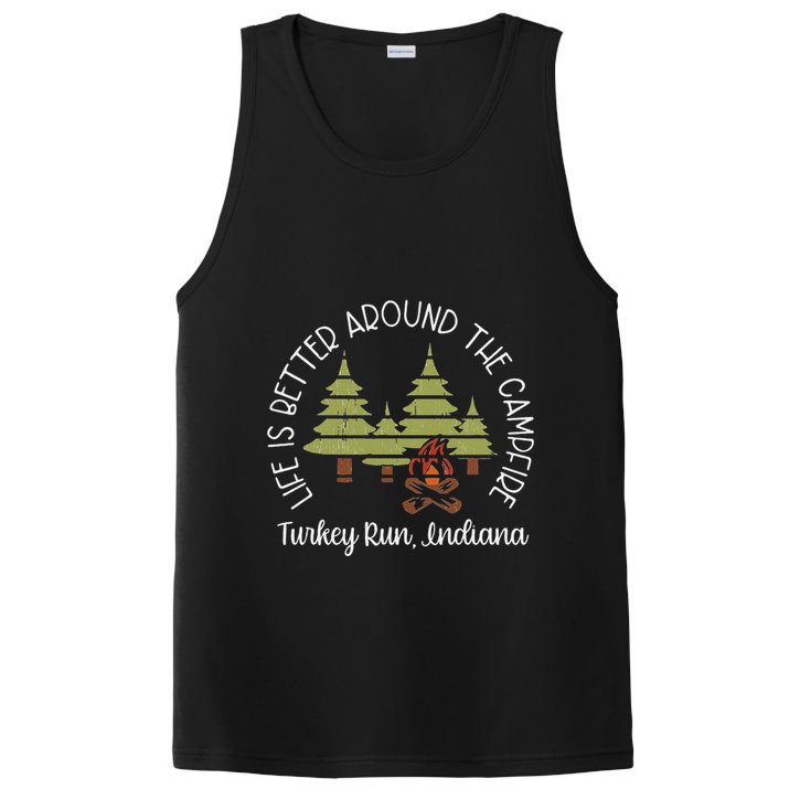Life Is Better Around The Campfire Turkey Run State Park PosiCharge Competitor Tank