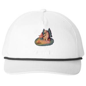 Life Is Better By The Campfire Camping Outdoor Snapback Five-Panel Rope Hat