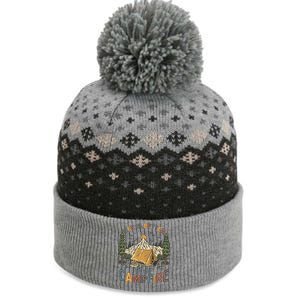 Life Is Better By The Campfire Camping The Baniff Cuffed Pom Beanie