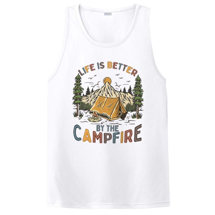 Life Is Better By The Campfire Camping PosiCharge Competitor Tank