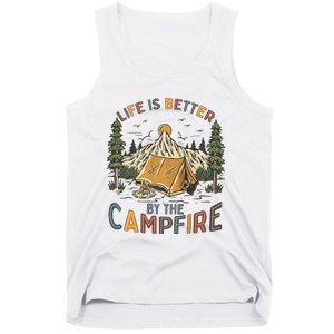 Life Is Better By The Campfire Camping Tank Top