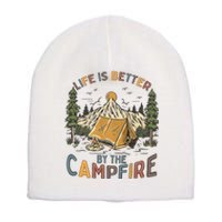 Life Is Better By The Campfire Camping Short Acrylic Beanie