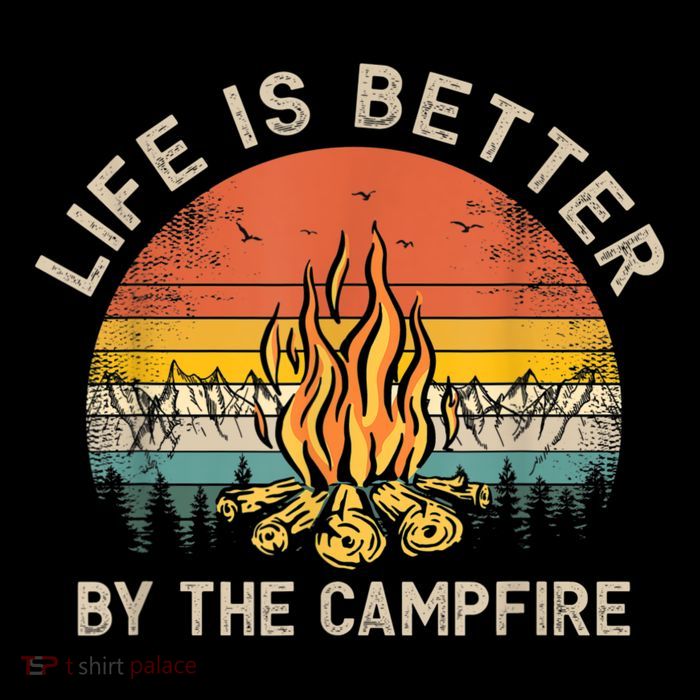 Life Is Better By The Campfire Camping Campfire Baby Bodysuit