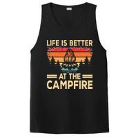 Life Is Better At The Campfire Camper Outdoorlife Camping PosiCharge Competitor Tank