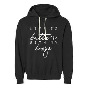 Life Is Better With My Garment-Dyed Fleece Hoodie