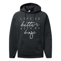 Life Is Better With My Performance Fleece Hoodie