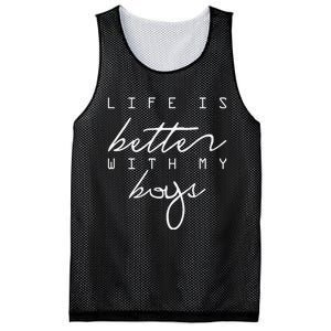 Life Is Better With My Mesh Reversible Basketball Jersey Tank