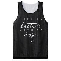 Life Is Better With My Mesh Reversible Basketball Jersey Tank