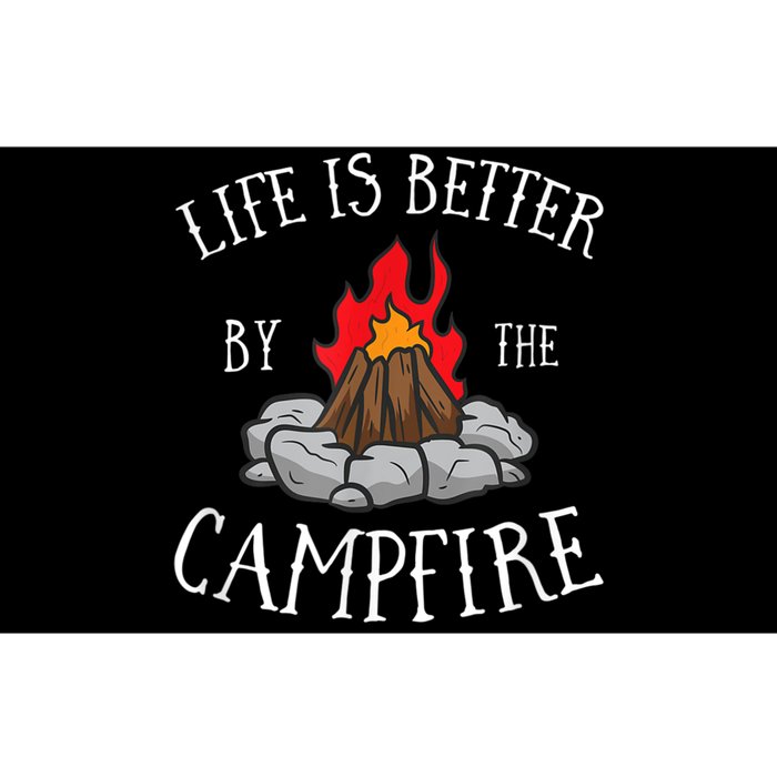 Life Is Better By The Campfire Scouts Camping Campfire Bumper Sticker