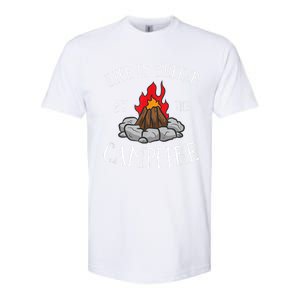 Life Is Better By The Campfire Scouts Camping Campfire Softstyle CVC T-Shirt