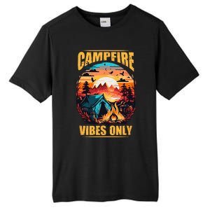 Life Is Better At The Campfire Funny Camper Camp Camping Tall Fusion ChromaSoft Performance T-Shirt