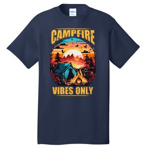 Life Is Better At The Campfire Funny Camper Camp Camping Tall T-Shirt