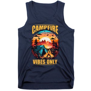 Life Is Better At The Campfire Funny Camper Camp Camping Tank Top