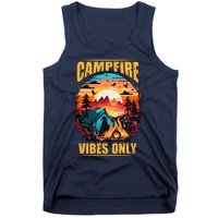 Life Is Better At The Campfire Funny Camper Camp Camping Tank Top