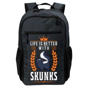 Life Is Better With Skunks Gift Daily Commute Backpack