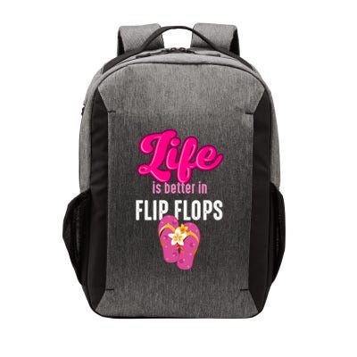 Life Is Better In Flip Flops Gift Vector Backpack