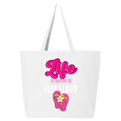 Life Is Better In Flip Flops Gift 25L Jumbo Tote