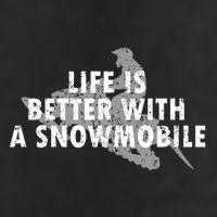 Life Is Better With A Snowmobile Lover Motor Sled Sledder Funny Gift Trucker Hat
