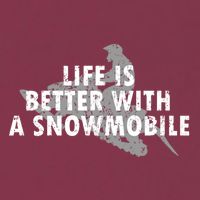 Life Is Better With A Snowmobile Lover Motor Sled Sledder Funny Gift 16oz Travel Tumbler