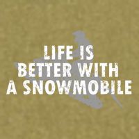 Life Is Better With A Snowmobile Lover Motor Sled Sledder Funny Gift Garment-Dyed Women's Muscle Tee