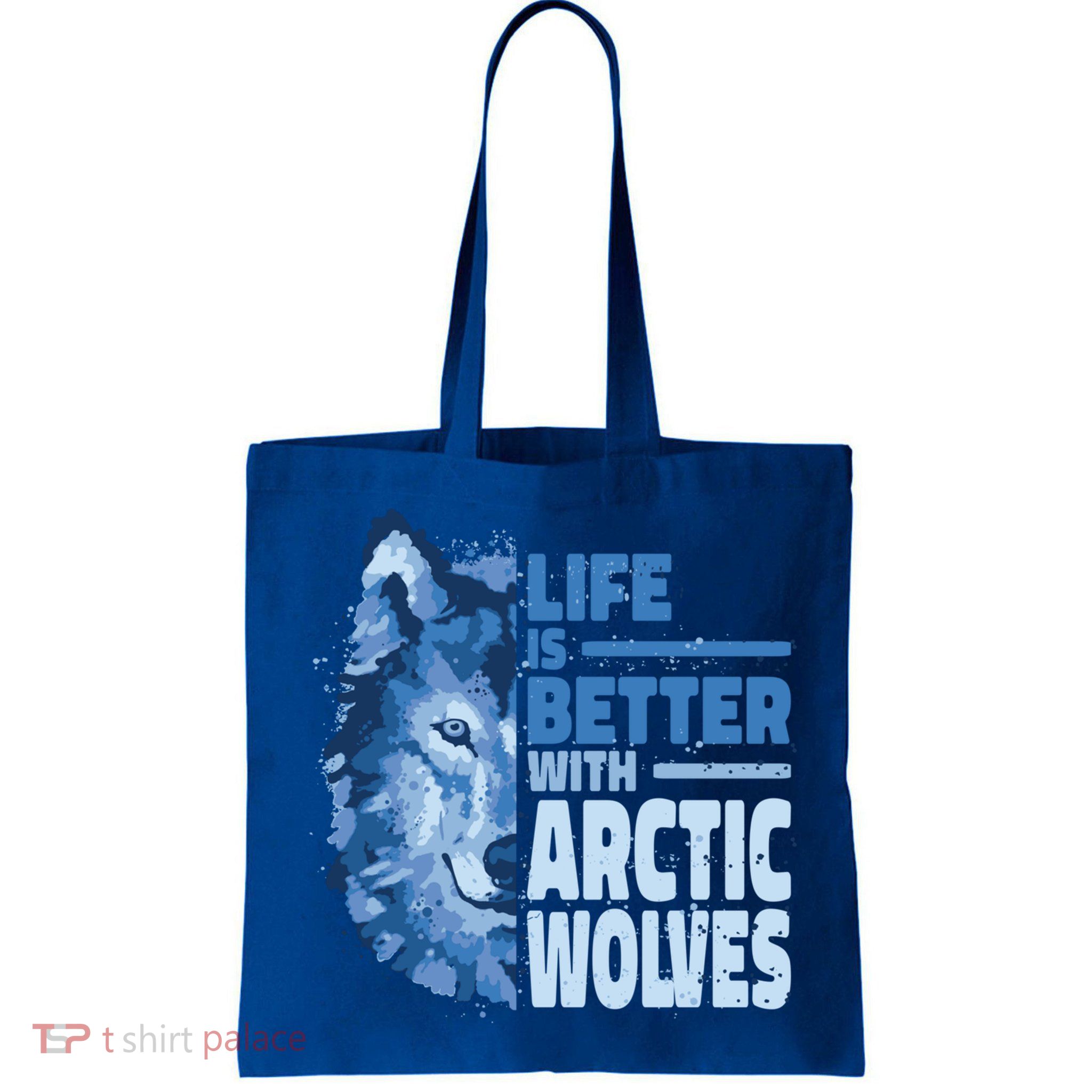 Life Is Better With Arctic Wolves Retro Arctic Wolf Gift Bag