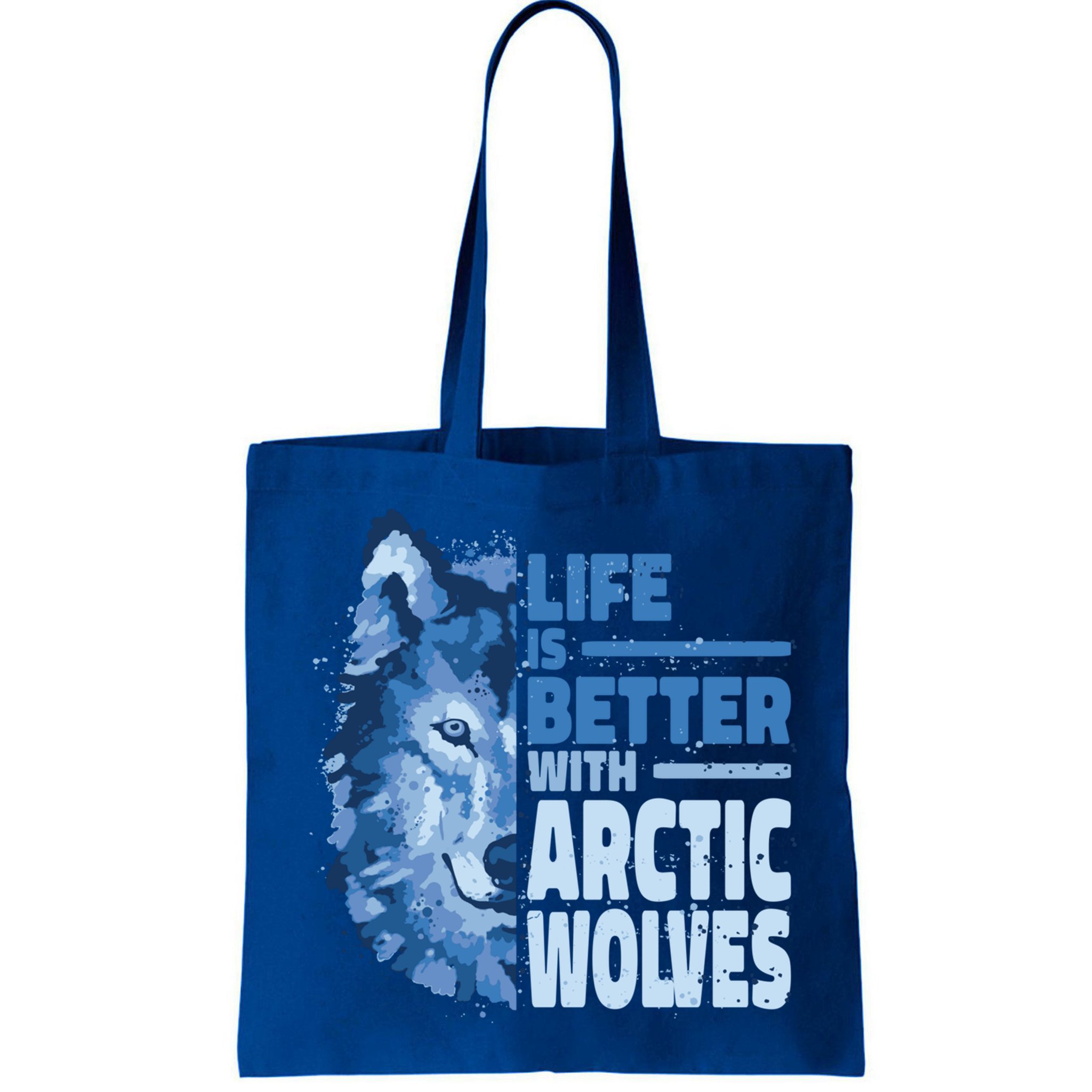Life Is Better With Arctic Wolves Retro Arctic Wolf Gift Bag