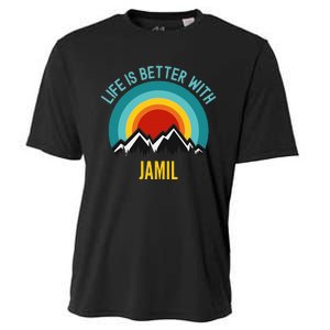 Life Is Better With Jamil Dating Jamil Cooling Performance Crew T-Shirt