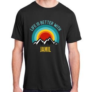 Life Is Better With Jamil Dating Jamil Adult ChromaSoft Performance T-Shirt