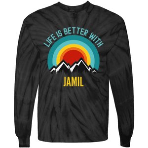 Life Is Better With Jamil Dating Jamil Tie-Dye Long Sleeve Shirt