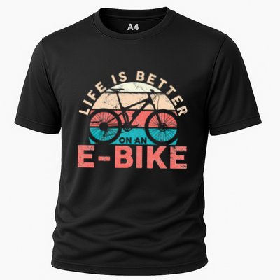 Life Is Better With An Ebike Electric Bike Battery Performance Shirt