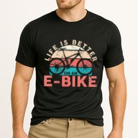 Life Is Better With An Ebike Electric Bike Battery Cooling Performance Crew T-Shirt